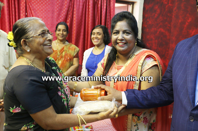 Grace Ministry organized charity program Spandana here on Sep 29 to help the poor and needy old widow's in Mangalore by providing financial help, material needs and support to the old widow. 